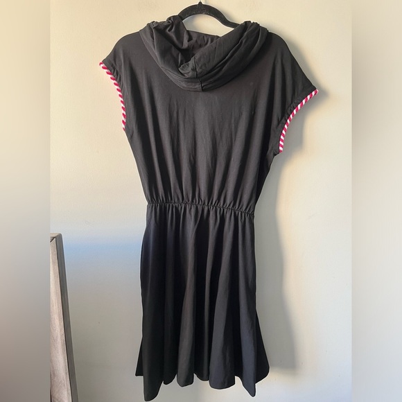 NWT Love Moschino Black Dress with candy cane coloured trims (size 4) - Picture 10 of 12